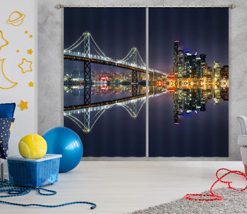 3D Golden City 182 Marco Carmassi Curtain Curtains Drapes