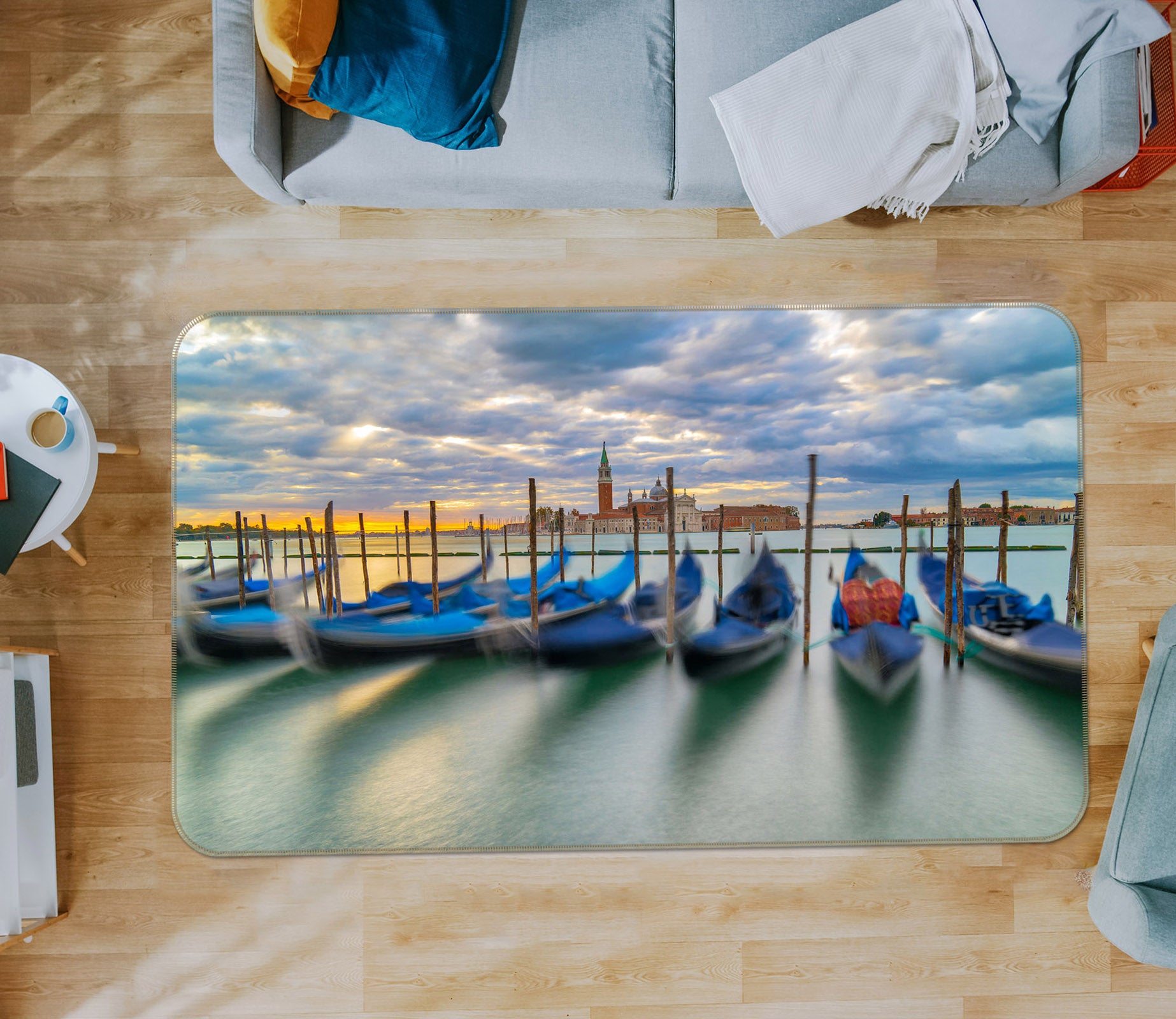 3D Regatta 1172 Marco Carmassi Rug Non Slip Rug Mat