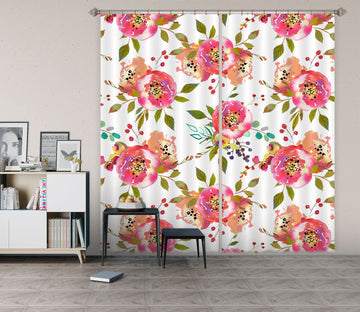 3D Flower Texture 237 Uta Naumann Curtain Curtains Drapes