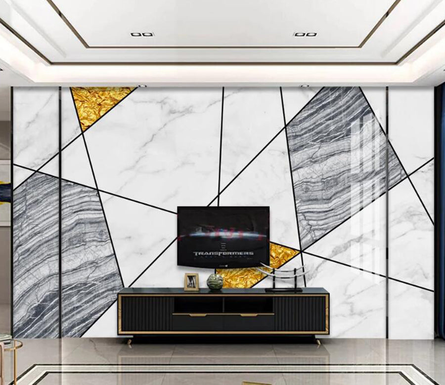 3D Three-color Puzzle 686 Wall Murals