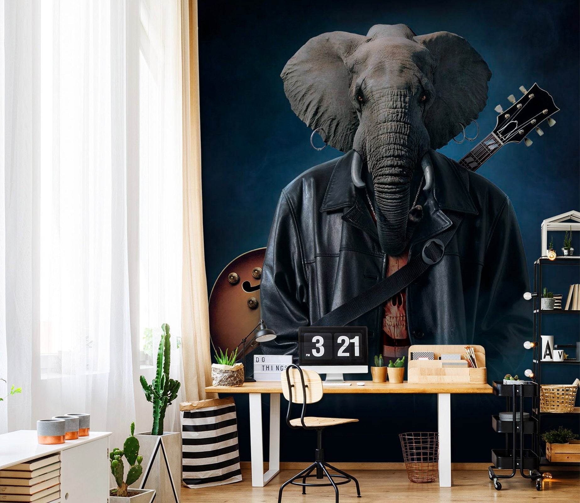 3D Elephice Cooper 1512 Wall Murals Exclusive Designer Vincent Wallpaper AJ Wallpaper 