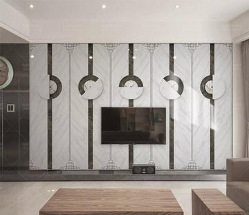 3D Minimalist Pillars WC246 Wall Murals