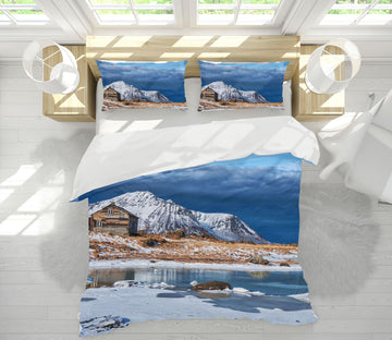 3D Snow Mountain 2142 Marco Carmassi Bedding Bed Pillowcases Quilt