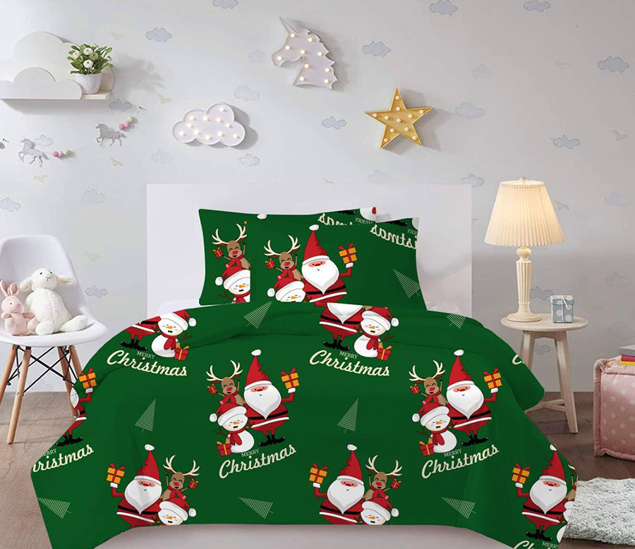3D Santa Claus 32077 Christmas Quilt Duvet Cover Xmas Bed Pillowcases