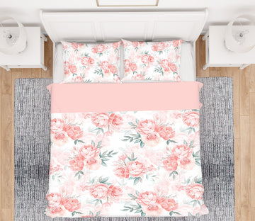 3D Peony Blossoms 083 Uta Naumann Bedding Bed Pillowcases Quilt