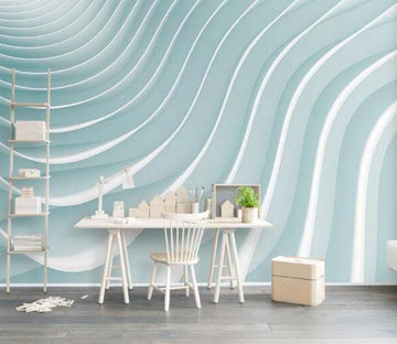3D White Wave 253 Wall Murals Wallpaper AJ Wallpaper 2 