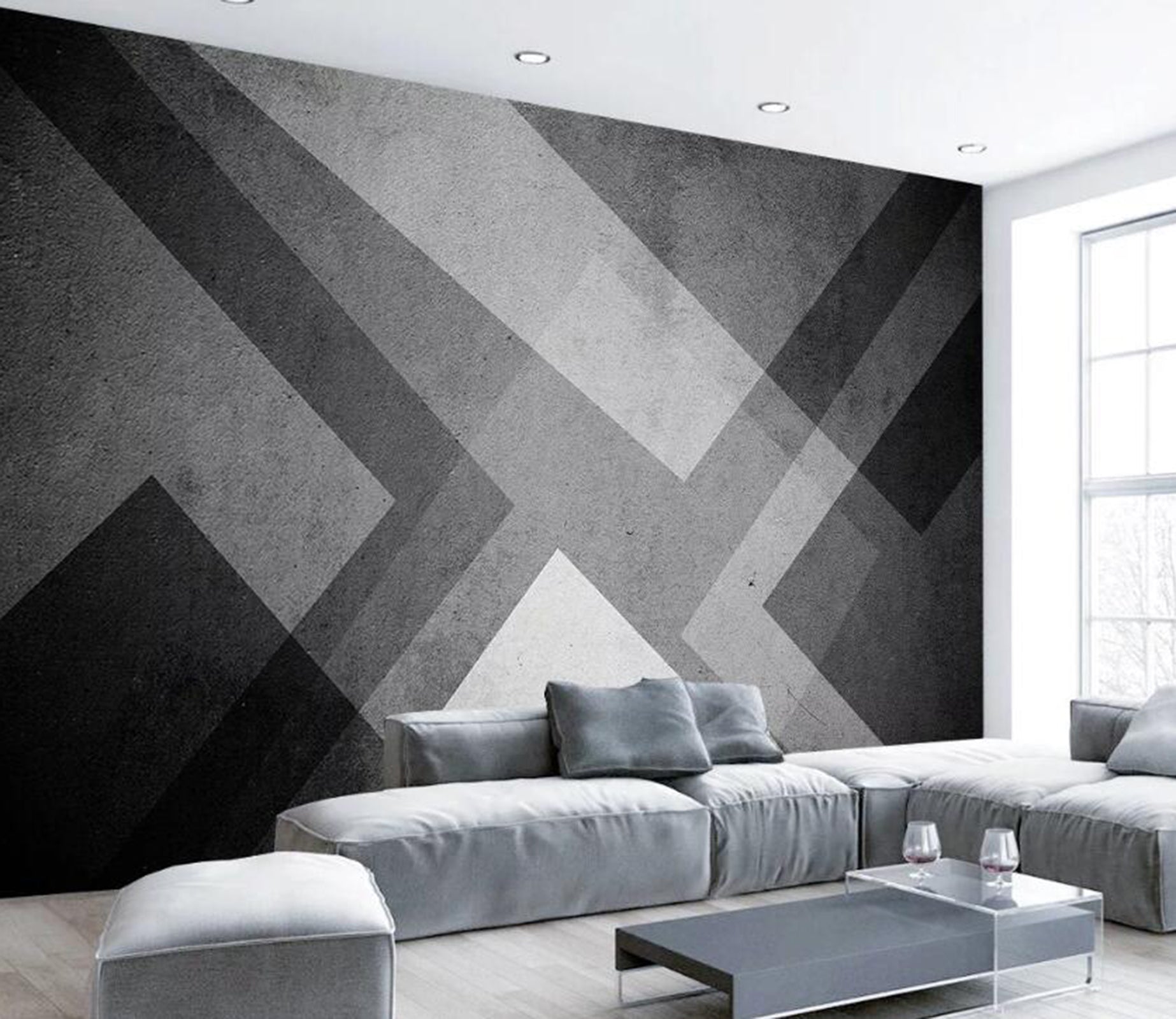 3D Geometric Piece WC31 Wall Murals Wallpaper AJ Wallpaper 2 