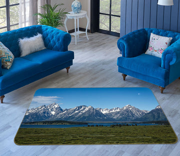 3D Snow Mountain 1117 Kathy Barefield Rug Non Slip Rug Mat