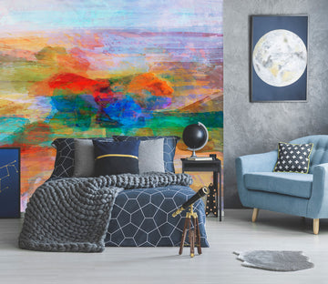 3D Colored Lake 1536 Michael Tienhaara Wall Mural Wall Murals