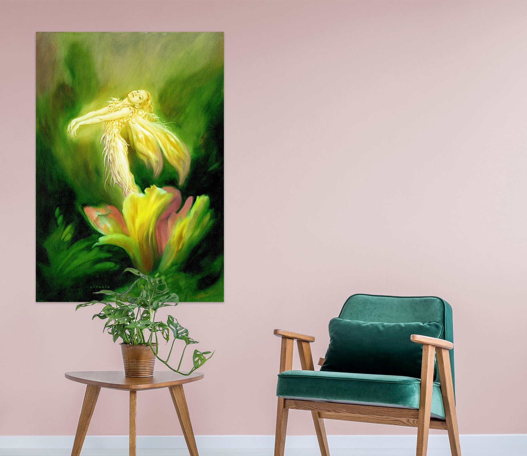 3D Flower Elf 8127 Ciruelo Wall Sticker