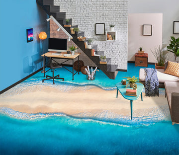 3D Blue Sea Dream 466 Floor Mural  Wallpaper Murals Rug & Mat Print Epoxy waterproof bath floor