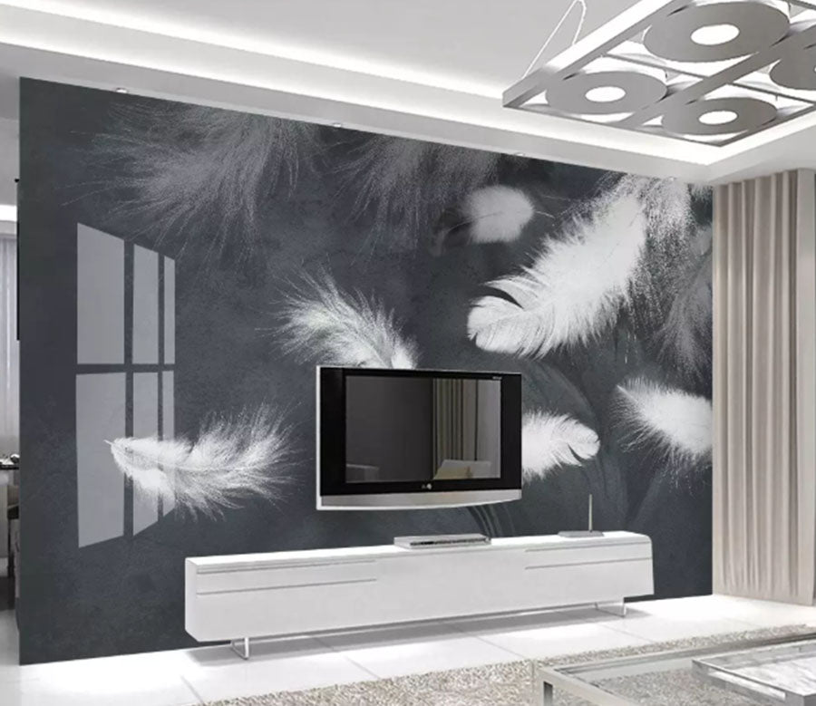 3D Soft Feather 2167 Wall Murals