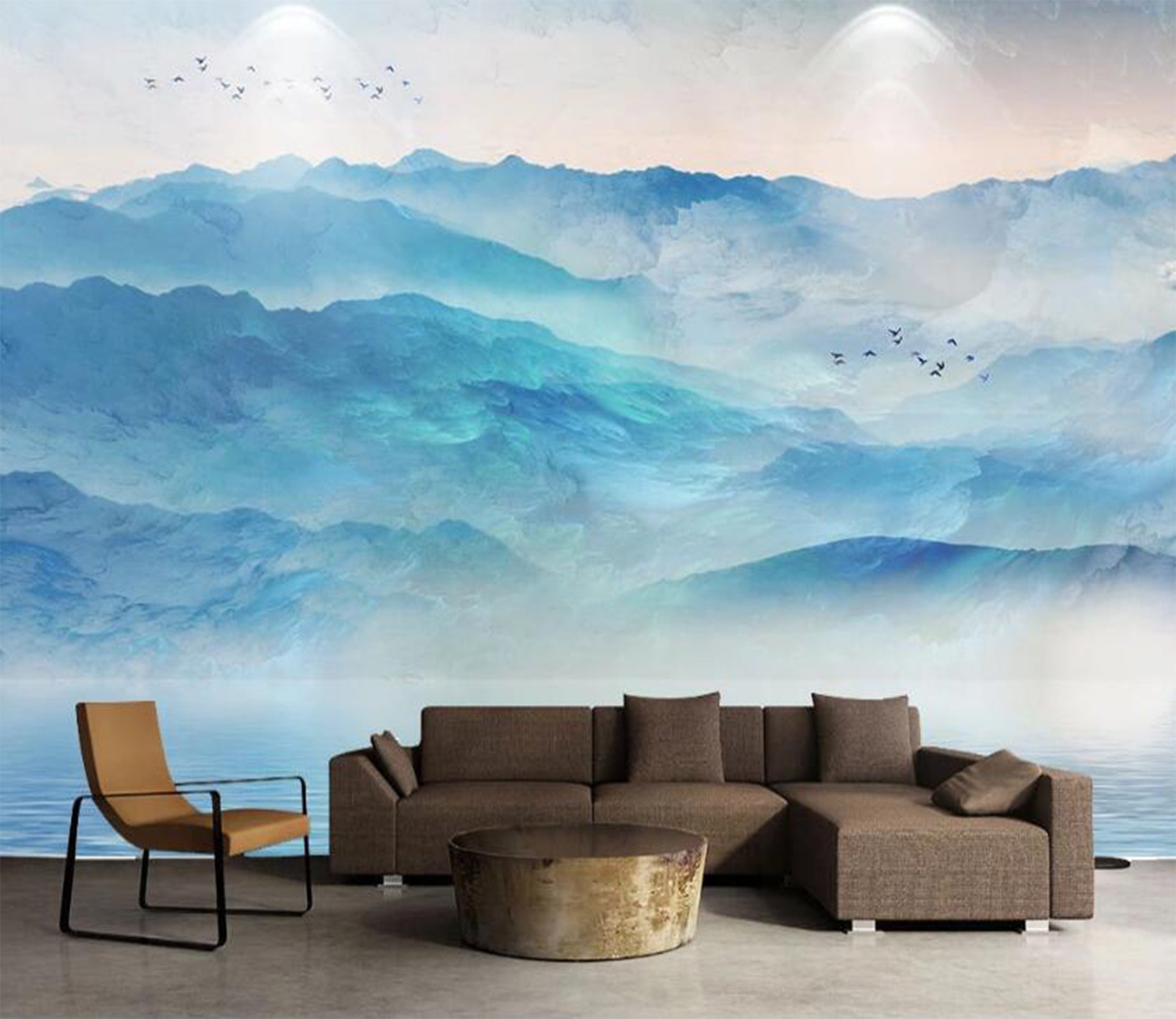 3D Dream Blue Mountains 2013 Wall Murals