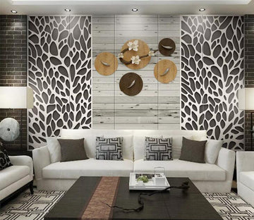 3D Wooden Pattern WC185 Wall Murals