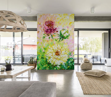 3D Painted Chrysanthemum 289 Skromova Marina Wall Mural Wall Murals