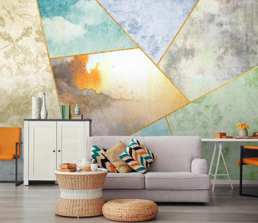 3D Elegant Stitching 678 Wall Murals