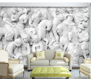 3D Carving People 1594 Wall Murals