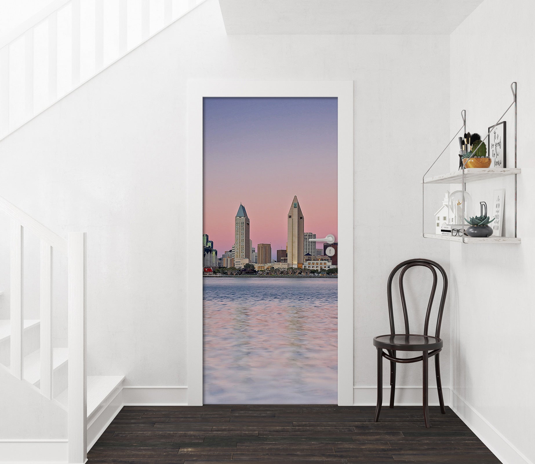 3D Ocean Building 110218 Kathy Barefield Door Mural
