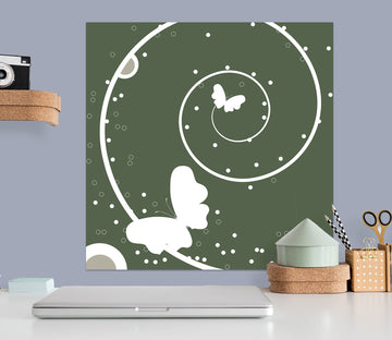 3D White Butterfly 1066 Wall Sticker