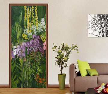 3D Flowers Plants Clump 9362 Allan P. Friedlander Door Mural