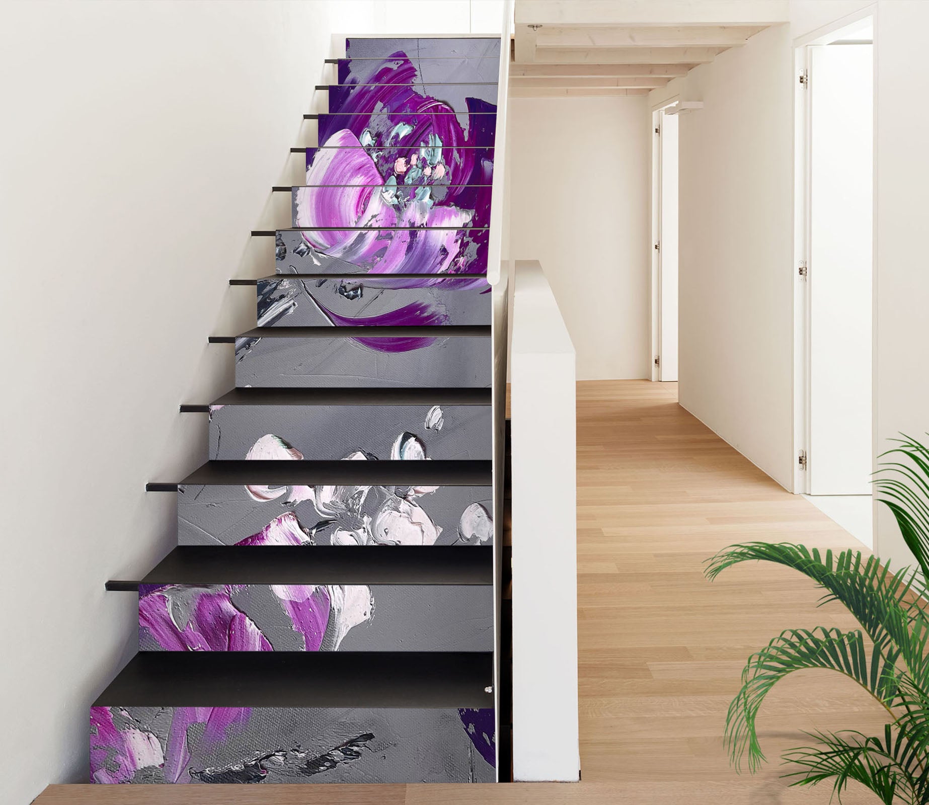 3D Elegant Flower 3923 Skromova Marina Stair Risers