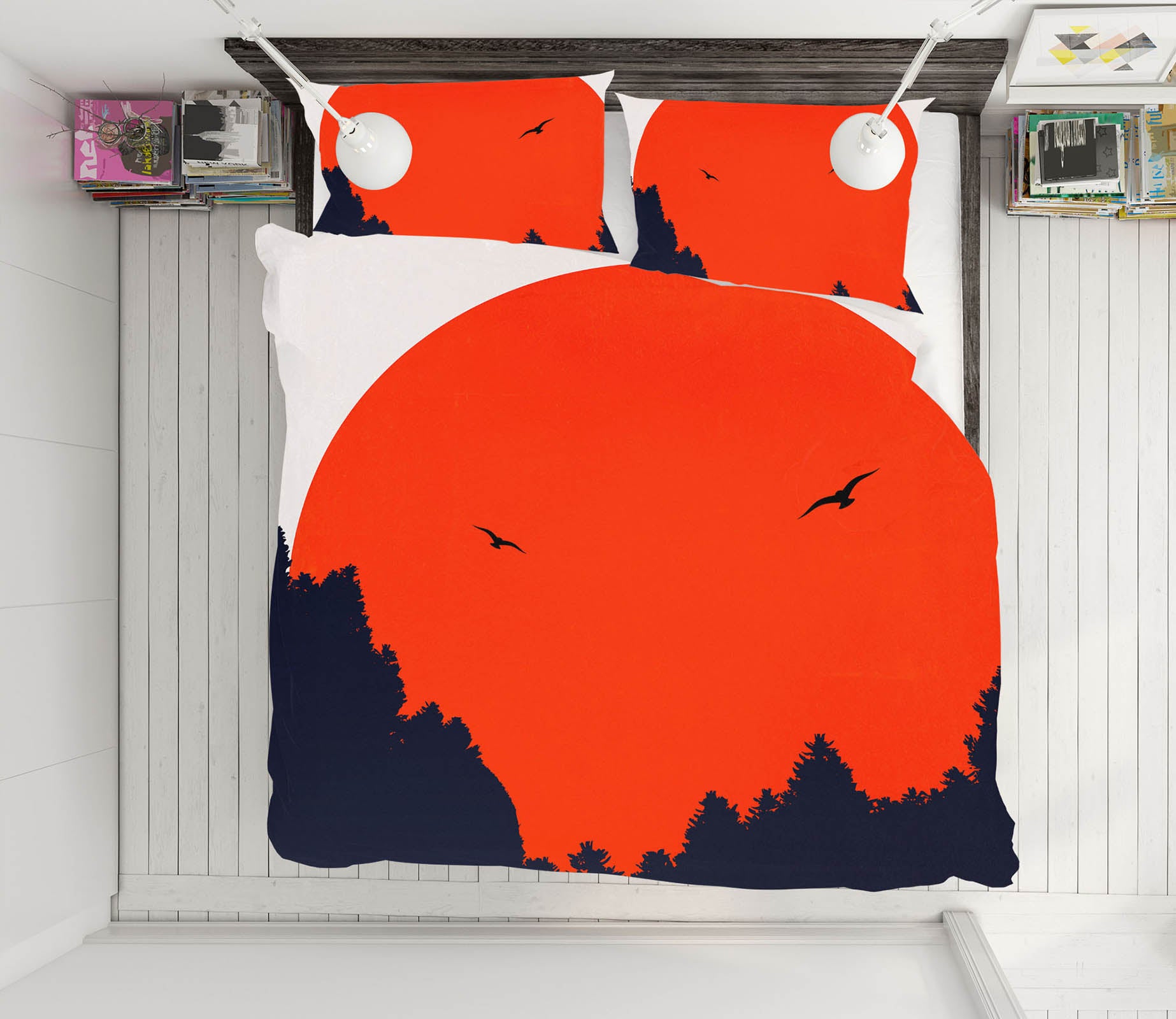 3D Forest Bird 233 Boris Draschoff Bedding Bed Pillowcases Quilt