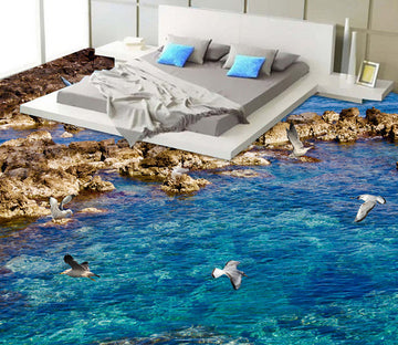 3D Ocean Reef 610 Floor Mural  Wallpaper Murals Rug & Mat Print Epoxy waterproof bath floor