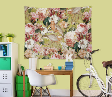 3D Pink Flower 5303 Uta Naumann Tapestry Hanging Cloth Hang