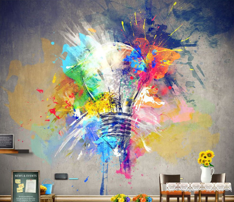 3D Colored Light WG009 Wall Murals