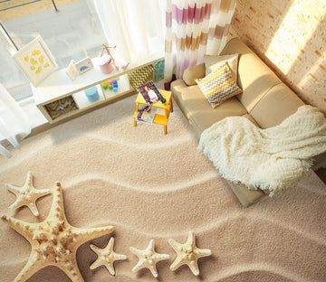 3D Love Starfish 658 Floor Mural  Wallpaper Murals Rug & Mat Print Epoxy waterproof bath floor