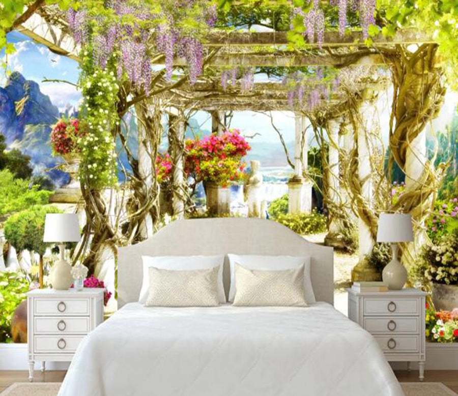 3D Trees And Vines 363 Wall Murals