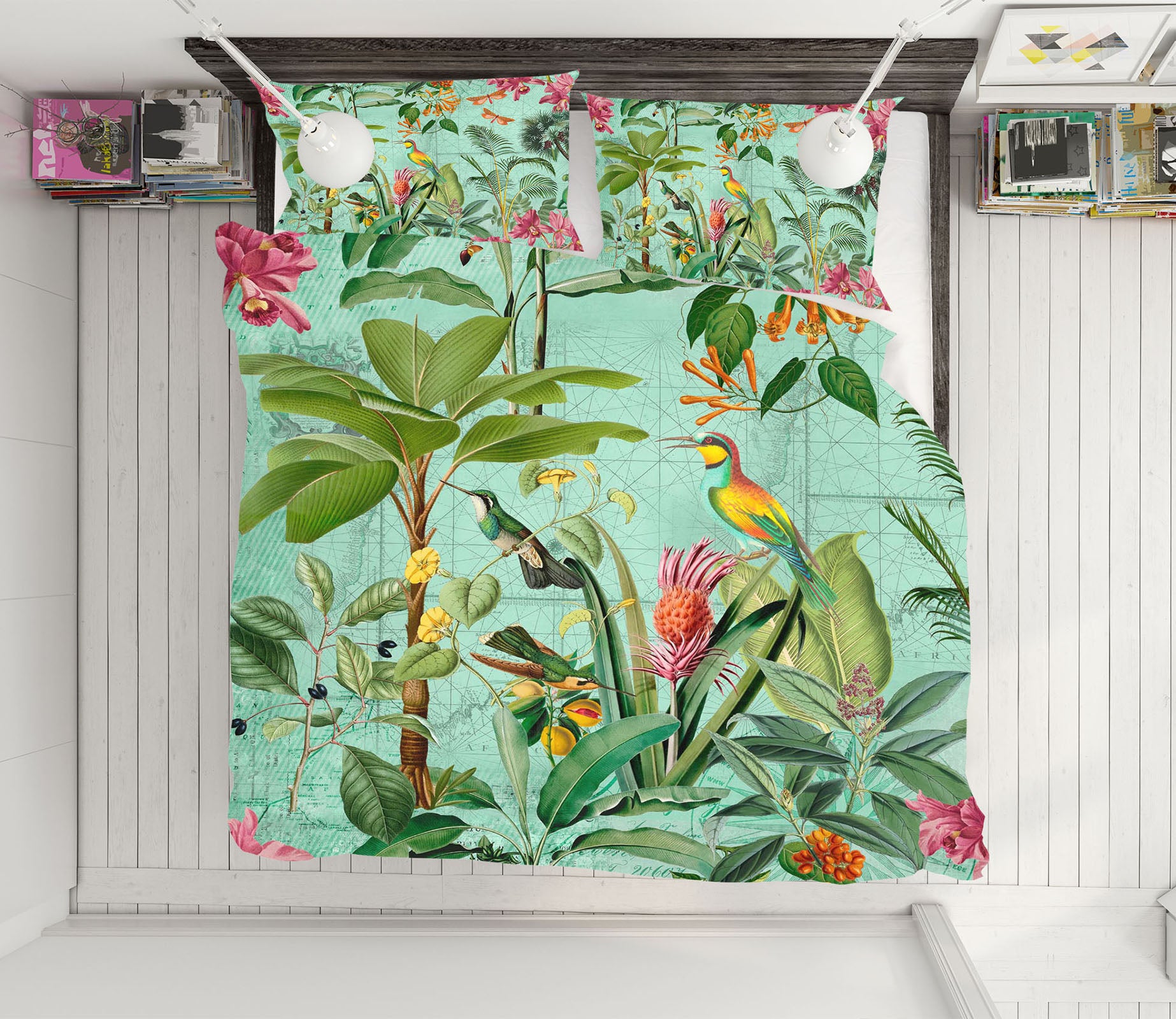 3D Happy Forest 126 Andrea haase Bedding Bed Pillowcases Quilt