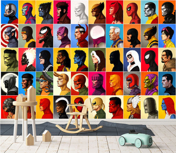 3D Color Figures 101 Wall Murals