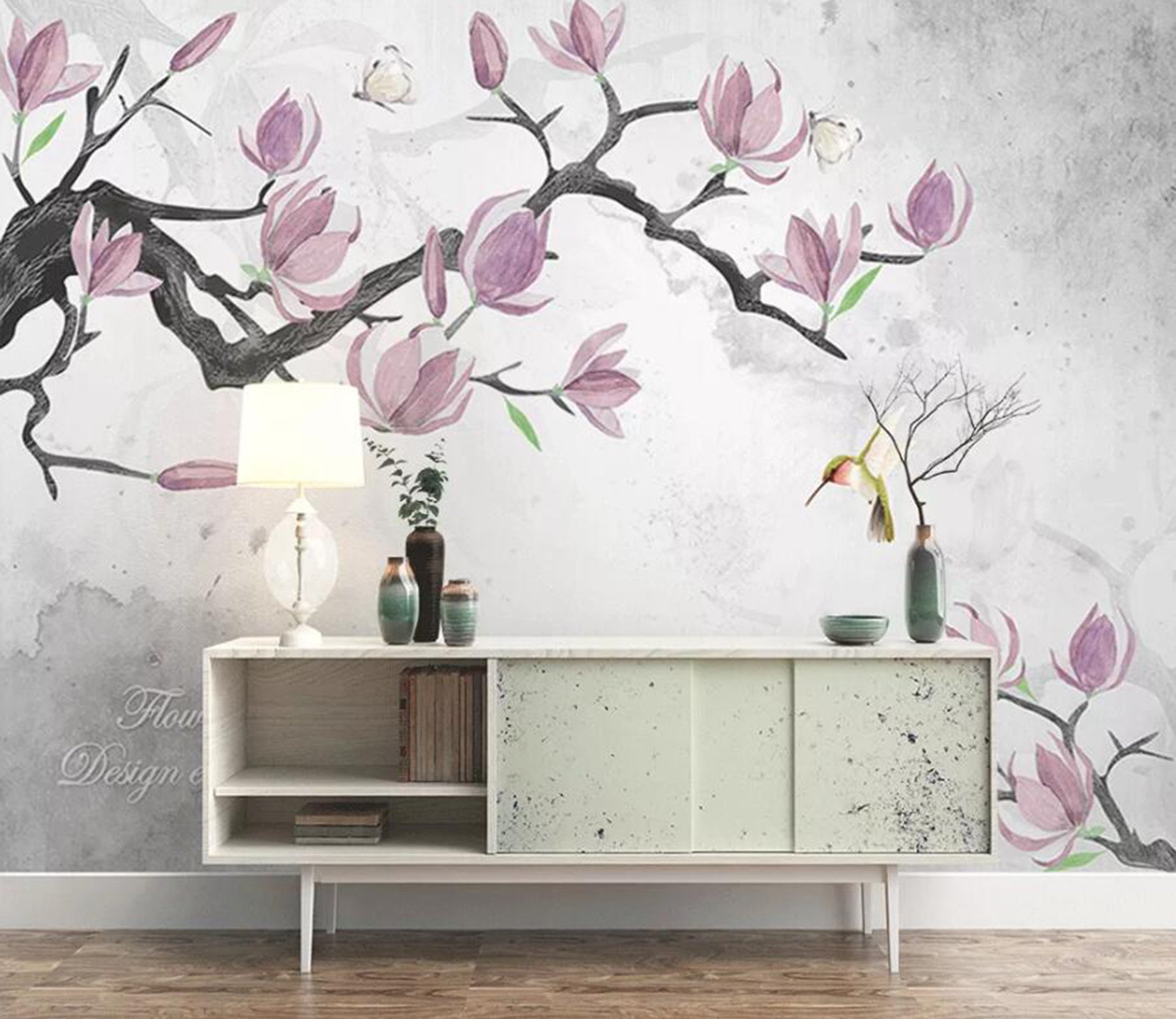 3D Pink Rose WC18 Wall Murals Wallpaper AJ Wallpaper 2 