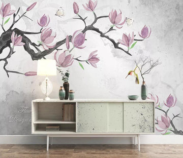 3D Pink Rose WC18 Wall Murals Wallpaper AJ Wallpaper 2 