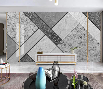 3D Gray Floor Tiles WC2759 Wall Murals
