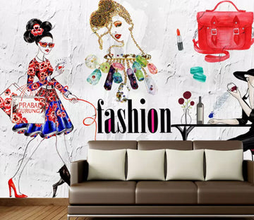 3D Fashion Girl 2161 Wall Murals