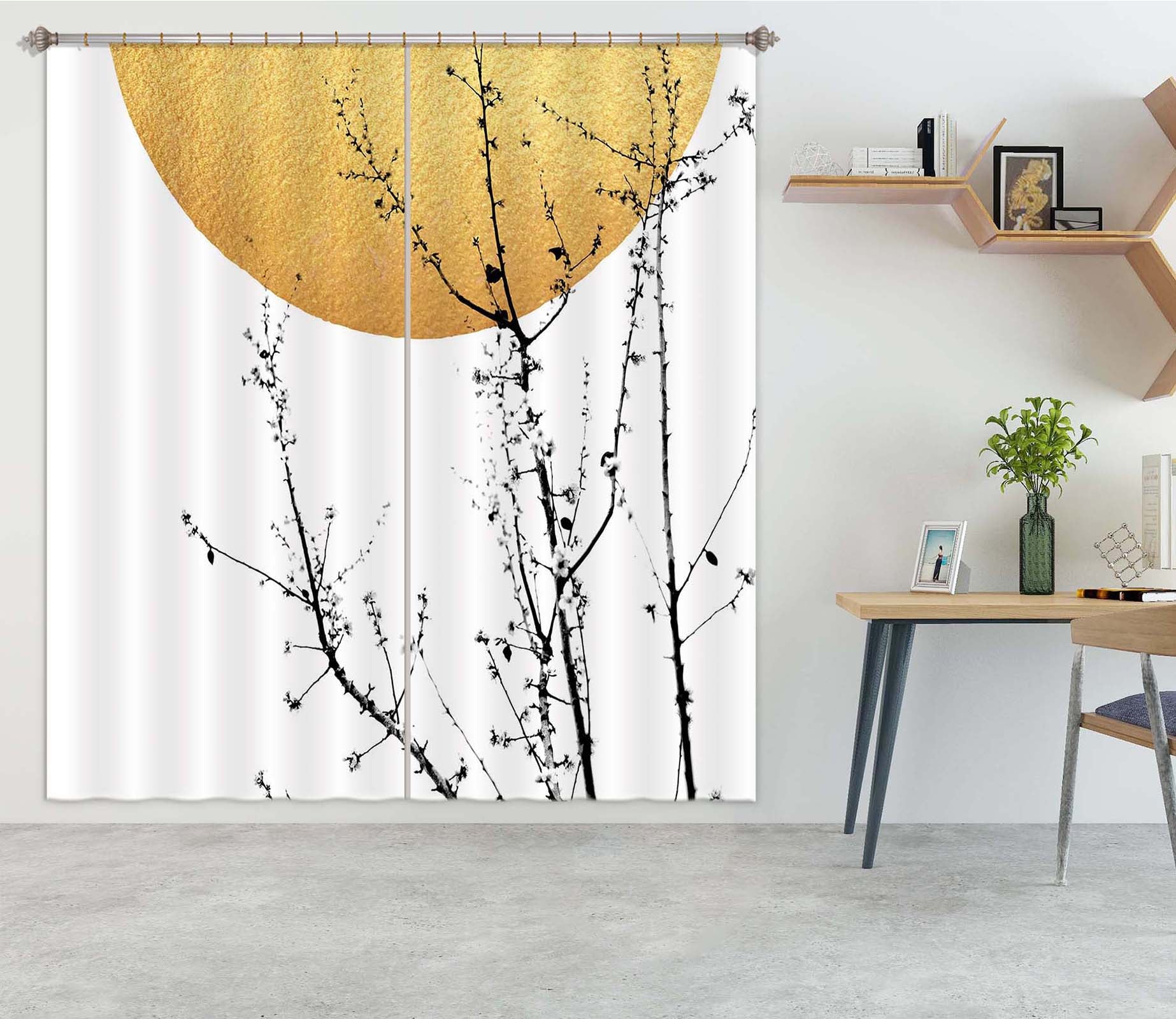 3D Sunshine Of My Life 055 Boris Draschoff Curtain Curtains Drapes