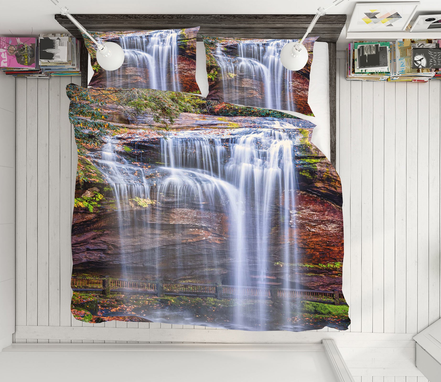 3D Fall 8568 Beth Sheridan Bedding Bed Pillowcases Quilt