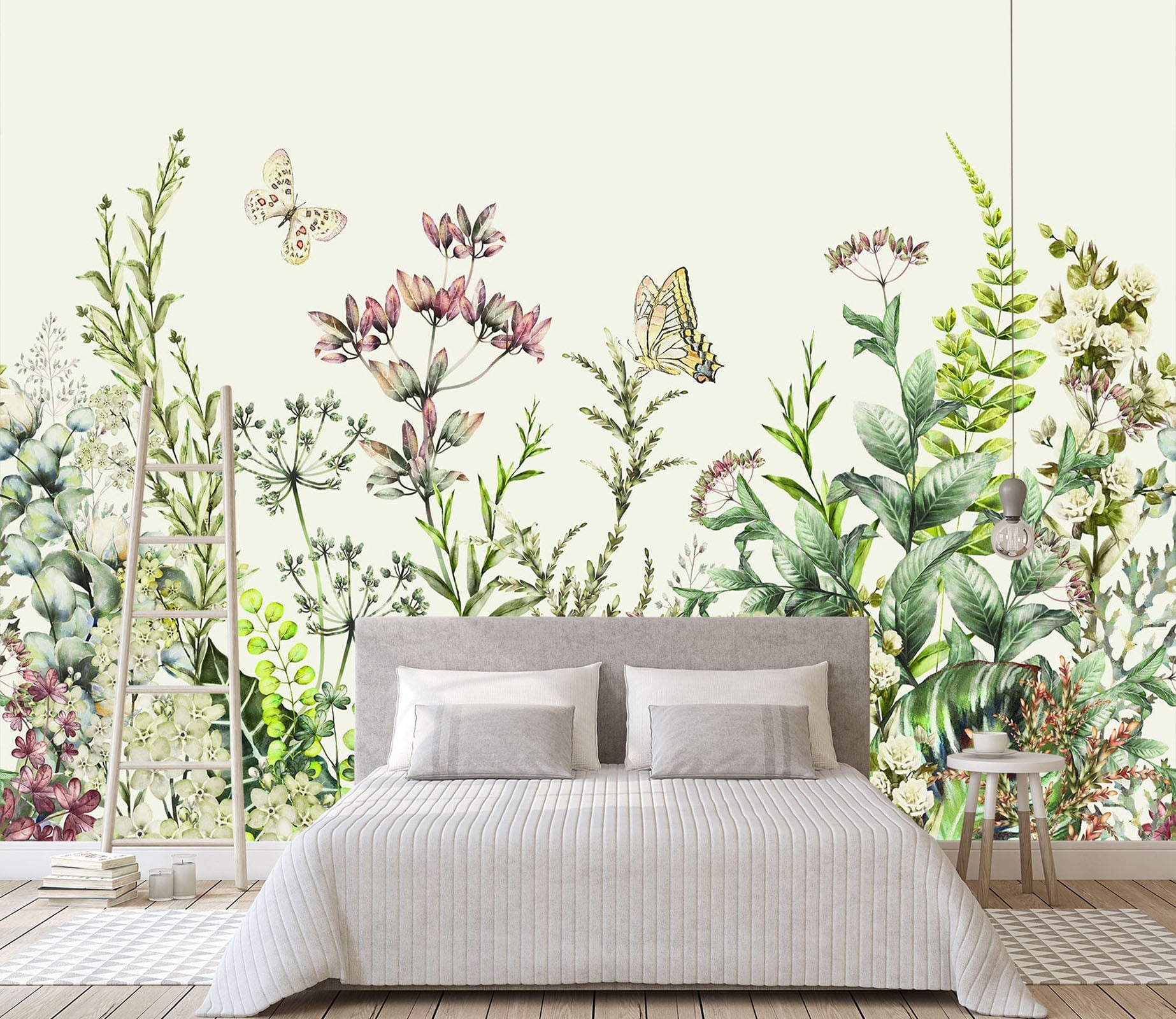 3D Hand Drawn Flower 142 Wall Murals Wallpaper AJ Wallpaper 2 