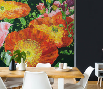 3D Summer Garden 166 Allan P. Friedlander Wall Mural Wall Murals