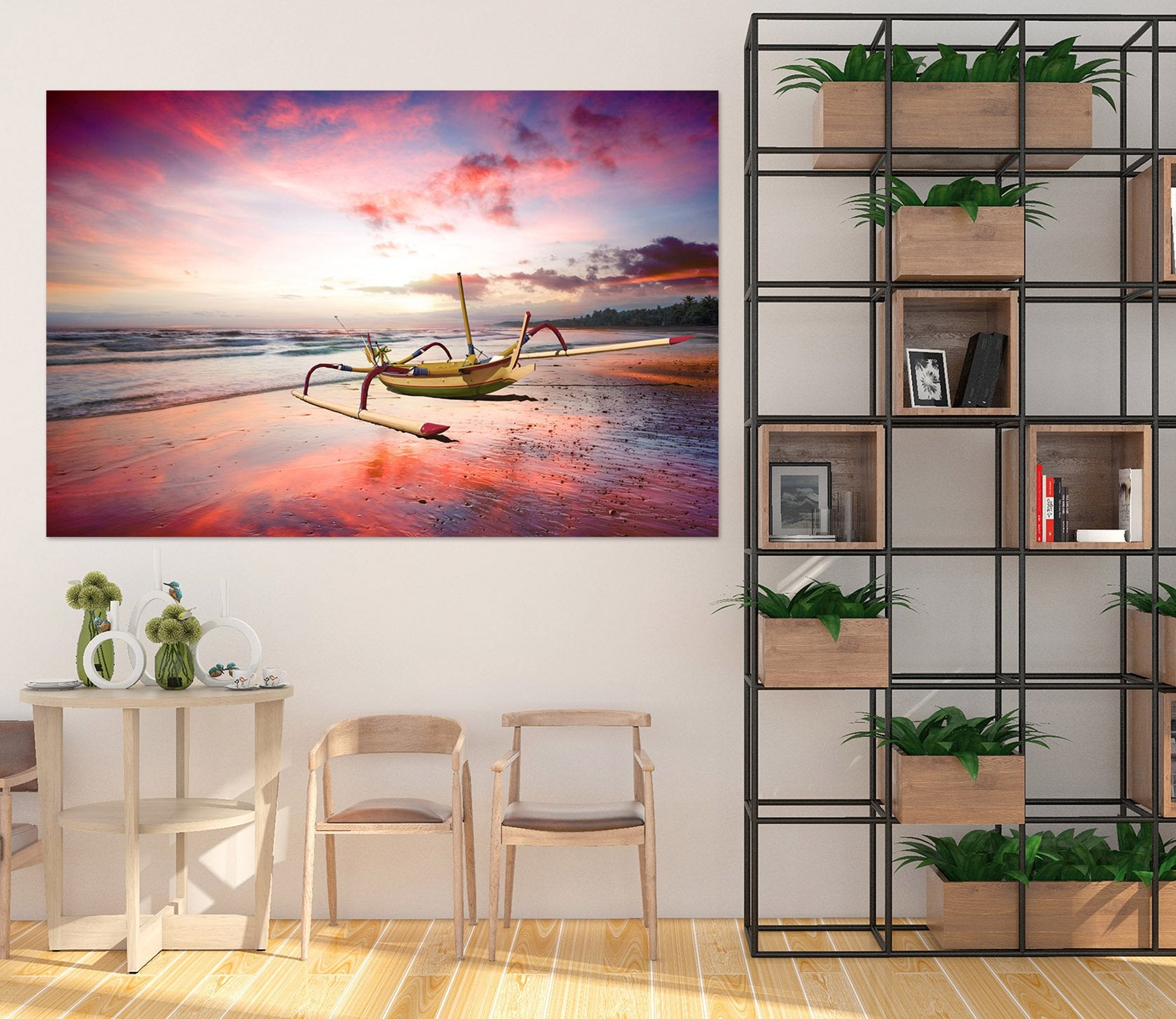 3D Airplane Sunset 132 Marco Carmassi Wall Sticker Wallpaper AJ Wallpaper 2 