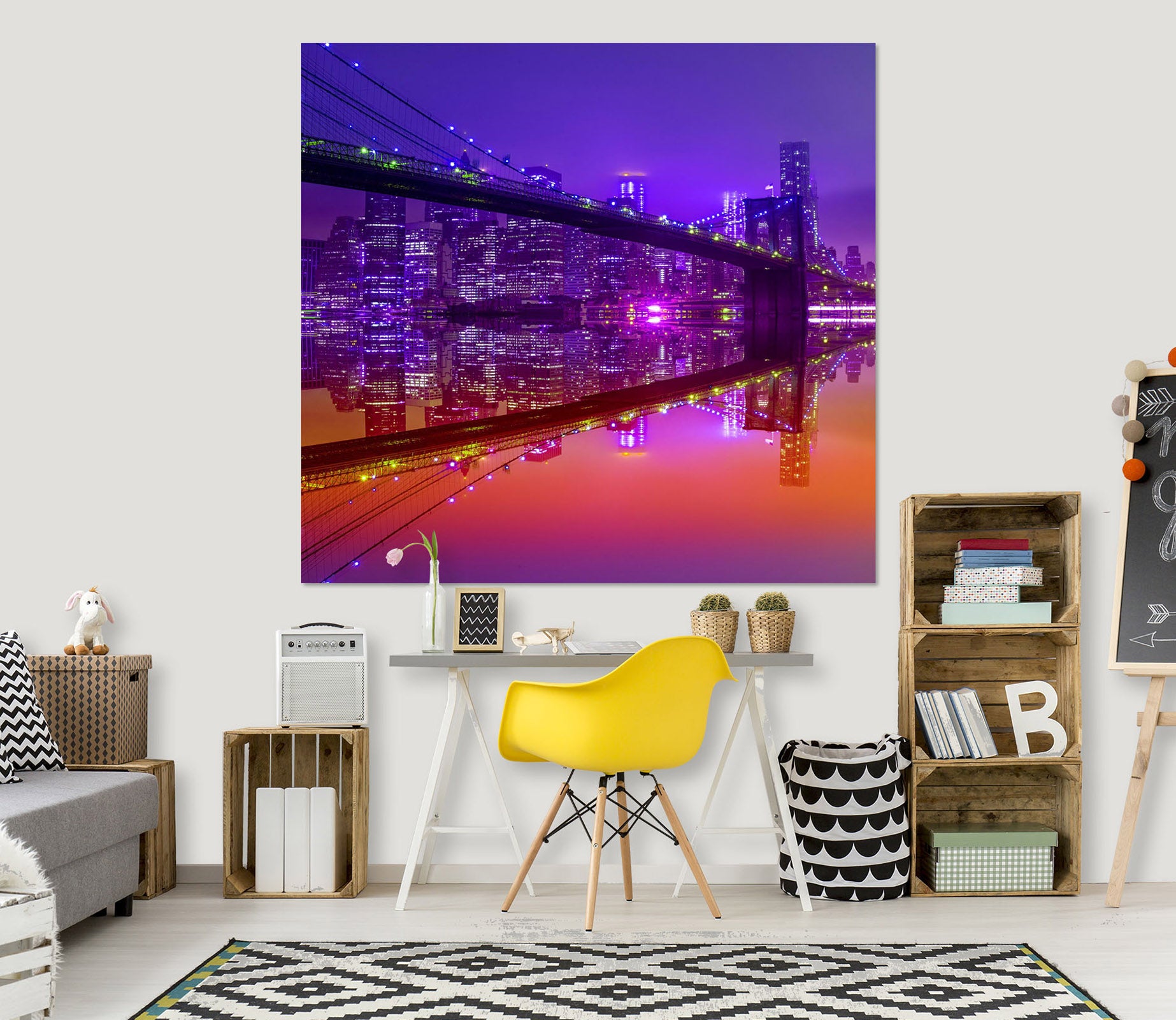 3D Viaduct 116 Marco Carmassi Wall Sticker