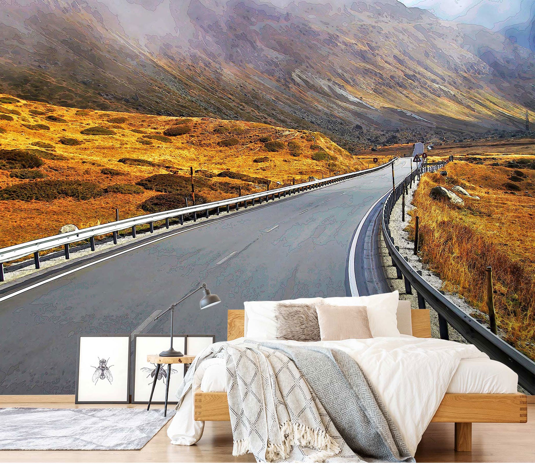 3D Highway 91118 Alius Herb Wall Mural Wall Murals