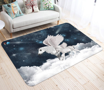 3D Star Unicorn 37 Non Slip Rug Mat Mat AJ Creativity Home 