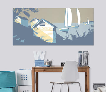 3D Sandbanks 013 Steve Read Wall Sticker