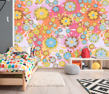 3D Flower Pattern 57227 Wall Murals