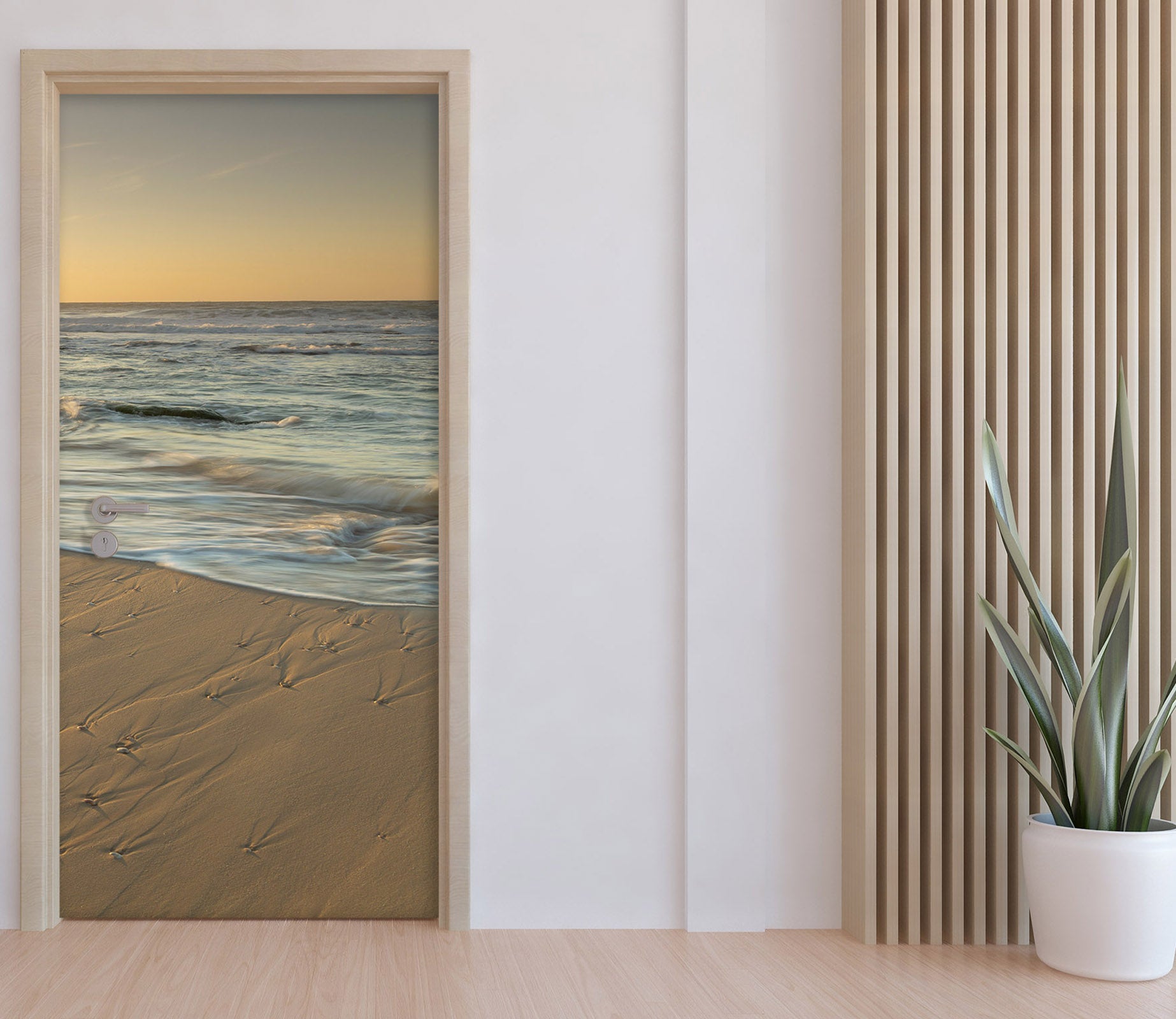 3D Beach 106119 Assaf Frank Door Mural