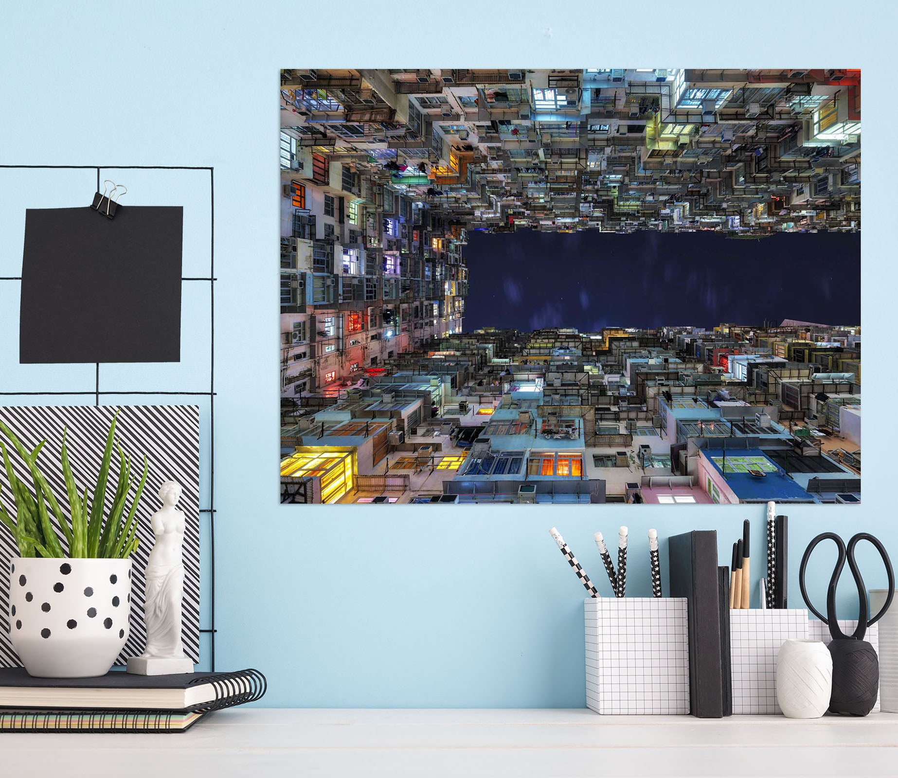 3D Tall Building 142 Marco Carmassi Wall Sticker