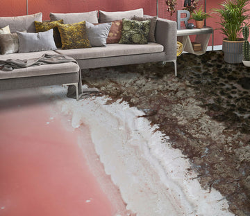 3D Deep Pink Sea 900 Floor Mural  Wallpaper Murals Rug & Mat Print Epoxy waterproof bath floor